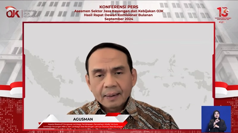 Kepala Eksekutif PVML OJK Agusman