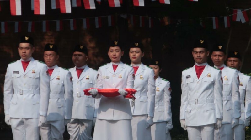 Upacara Hari Perayaan HUT Kemerdekaan RI ke 78 di KBRI di Beijing